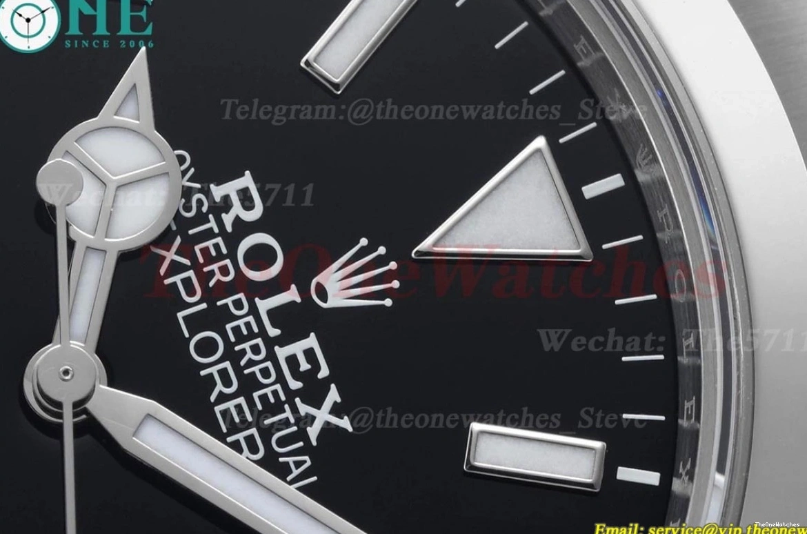 Black Explorer 40mm SS VS3230 224270 SS Dial VSF I 0129